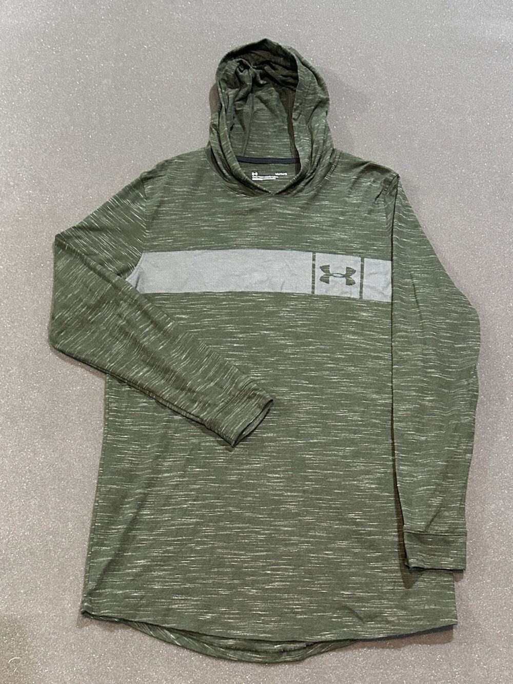 under armour lightweight green Large hoodie